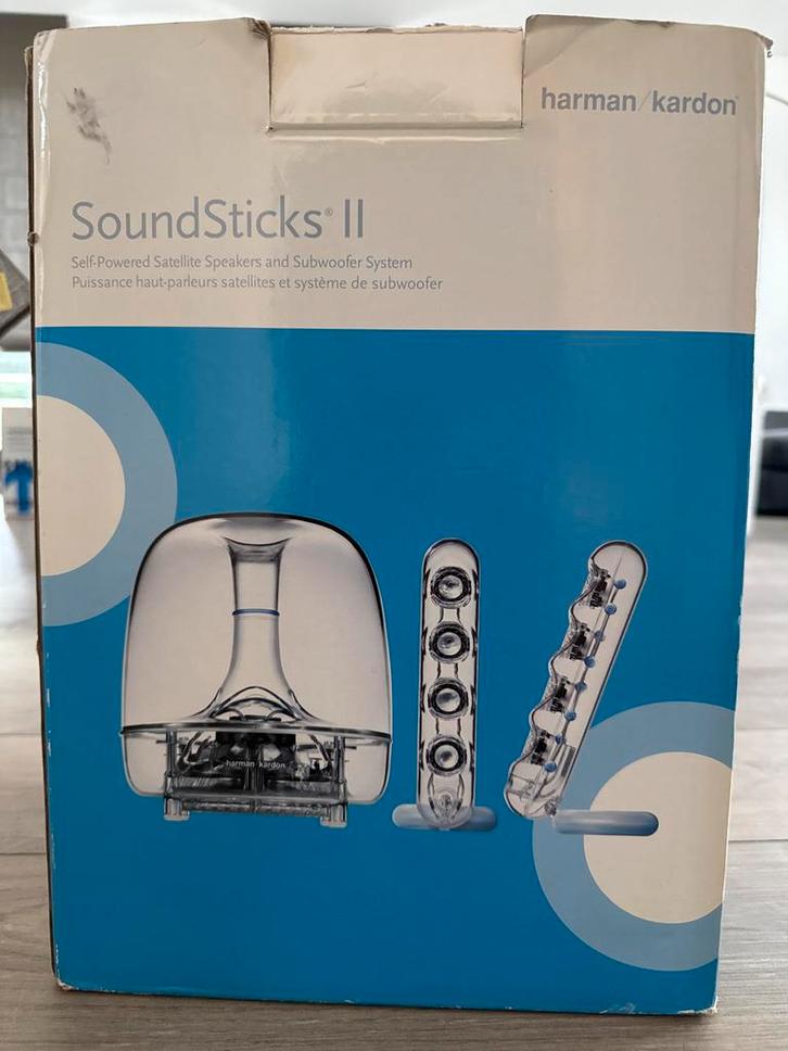 Harman Kardon SoundSticks II, Audio, Tv en Foto, Luidsprekers, Gebruikt, Complete surroundset, Overige merken, Ophalen