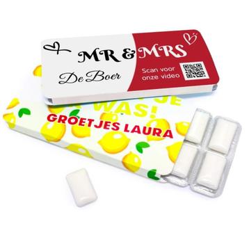 Collega bedankje voor een frisse start! Kauwgom  beschikbaar voor biedingen