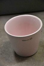 bloemen planten pot vaas Celine de Lys Roze 15cm keramiek, Huis en Inrichting, Woonaccessoires | Vazen, Overige kleuren, Aardewerk of Porselein