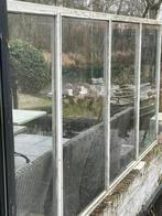 Windscherm / Tuinscherm / Glas / Metaal, Ophalen, Gebruikt, 200 cm of meer, 150 tot 200 cm