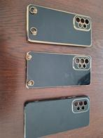 3x telefoon hoesjes Samsung Galaxy A53
 Zwart/Goud, Ophalen of Verzenden, Zo goed als nieuw