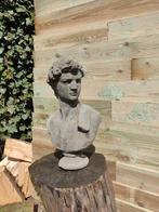 Mooie David borstbeeld 52 cm hoog winterhard beton NIEUW, Tuin en Terras, Tuinbeelden, Nieuw, Ophalen of Verzenden