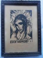 ECCE HOMO Pr. HOUTSNEDE Christus  tgv Priester VISMANS, Antiek en Kunst, Antiek | Religie, Ophalen