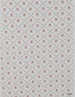 14051 vintage retro behang jaren 80 met roze tulpjes swiet, Ophalen of Verzenden, Minder dan 10 m², Roze