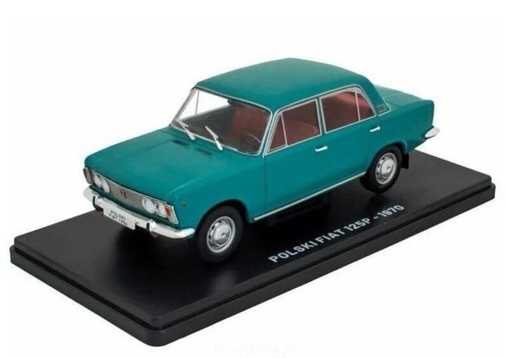 Fiat 125P POLSKI, Hobby en Vrije tijd, Modelauto's | 1:24, Nieuw, Auto, Overige merken, Ophalen of Verzenden