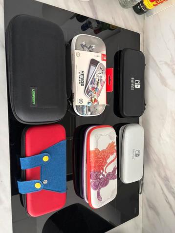 6x Nintendo Switch Cases (Oled/Lite/Normaal) beschikbaar voor biedingen