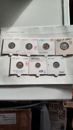 Wilhelmina munt 25 cent 10 cent zilver kavel nr 42, Postzegels en Munten, Verzenden, Zilver, 25 cent, Koningin Wilhelmina