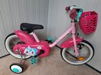 meisjes fiets met zijwieltjes 14 inch, Ophalen, Gebruikt, 14 inch of minder