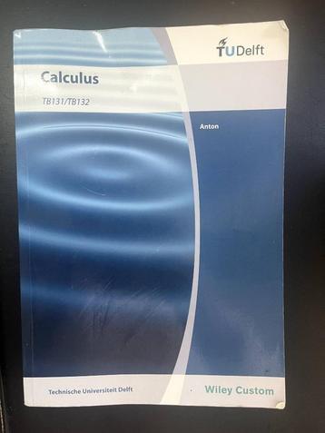 Calculus (TU Delft, Anton) – goede staat beschikbaar voor biedingen