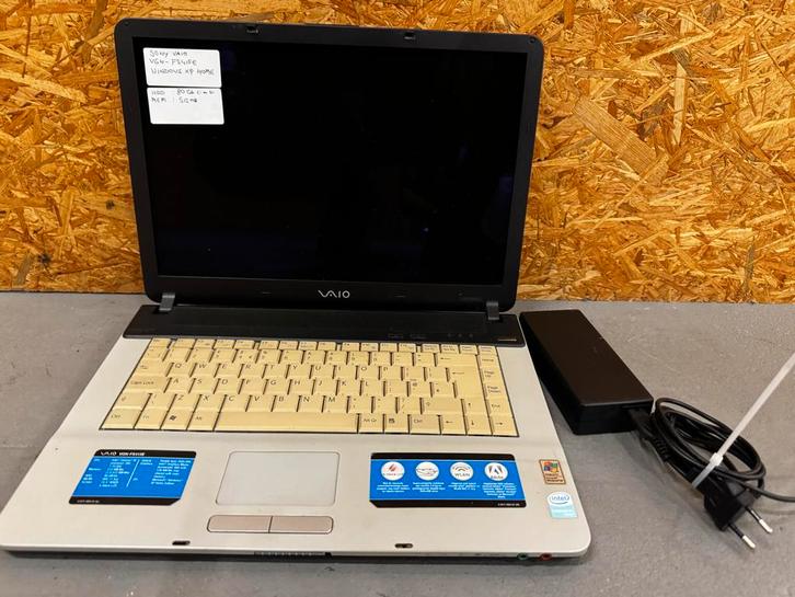 Sony VAIO VGN-FS415E - Windows XP - ReK4, Computers en Software, Windows Laptops, Gebruikt, 15 inch, HDD, Minder dan 2 Ghz, Minder dan 4 GB