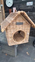 Rieten kattenhuisje, Dieren en Toebehoren, Kattenmanden, Ophalen