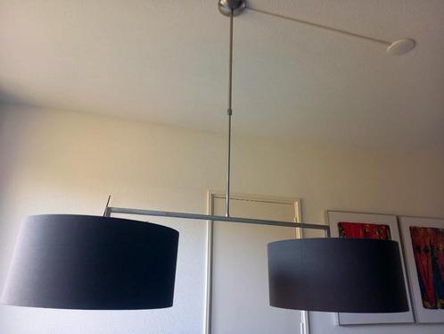 Boston2 hanglamp, Huis en Inrichting, Lampen | Hanglampen, Gebruikt, Minder dan 50 cm, Metaal, Stof, Ophalen