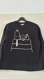 Sweater boxy S Zara zwart Snoopy Peanuts, Zara, Ophalen of Verzenden, Zo goed als nieuw, Maat 36 (S)