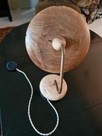 Handgemaakte Houten Lamp, Gebruikt, Ophalen of Verzenden, Modern, Minder dan 50 cm
