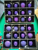 NIEUWE Paarse kerstballen, mat en glanzend, Diversen, Kerst, Ophalen of Verzenden, Nieuw