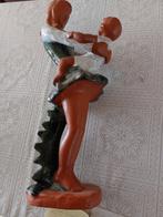 Terracotta beeld Moeder met kind, Antiek en Kunst, Kunst | Beelden en Houtsnijwerken, Ophalen of Verzenden