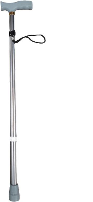 Wandelstok verstelbaar 73 -96 cm zilver beschikbaar voor biedingen