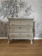 Prachtig landelijk ladekastje~buikkastje beige & goud, Ophalen, T, T, 50 tot 100 cm