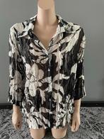 ZGAN Kingfield blouse, wit/zwart, maat 44/46, Kingfield, Ophalen of Verzenden, Zo goed als nieuw, Maat 46/48 (XL) of groter