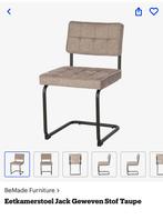 Eetkamerstoelen retro 2 x, Huis en Inrichting, Stoelen, Ophalen, Twee, Zwart, Zo goed als nieuw