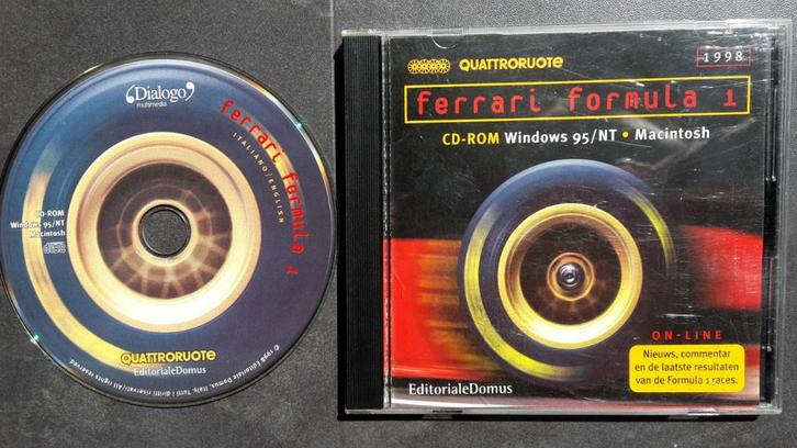 PC Software - Ferrari Formula 1 - 1998 - Formule 1, Spelcomputers en Games, Games | Pc, Zo goed als nieuw, Racen en Vliegen, 1 speler