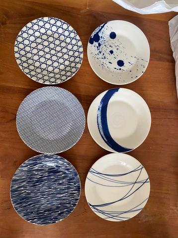 Royal Doulton Pacific 6 gebaksbordjes beschikbaar voor biedingen