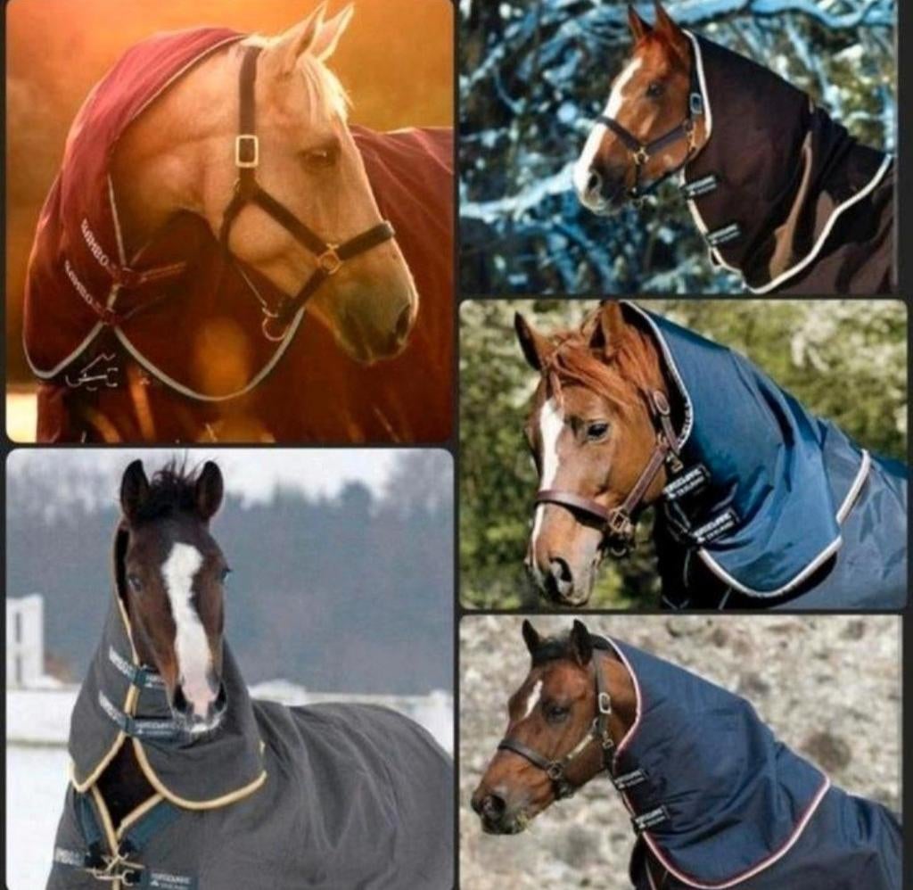 Nieuwe Horseware Rambo, Rhino, Amigo Hood / Hals _, Dieren en Toebehoren, Ophalen of Verzenden, Nieuw, Deken