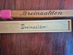 Breinaalden + 2 houders, Hobby en Vrije tijd, Breien en Haken, Ophalen of Verzenden, Zo goed als nieuw, Breien, Naald