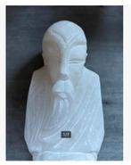 Korting Chinese wijsgeer in Albast 26 cm, Antiek en Kunst, Kunst | Beelden en Houtsnijwerken, Ophalen of Verzenden