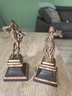 2 bronze beelden oud, Ophalen of Verzenden, Brons