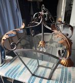 Gietijzeren hanglamp, Huis en Inrichting, Lampen | Hanglampen, 50 tot 75 cm, Klassiek, Ophalen of Verzenden, Zo goed als nieuw