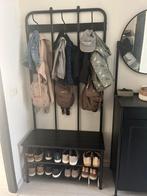 IKEA NIPÅSEN kapstok, bank, schoenenopberger zwart, halmeube, Ophalen, Zo goed als nieuw, Staande kapstok, 150 tot 200 cm