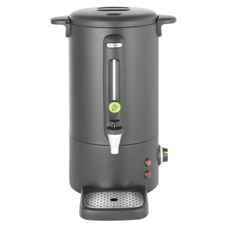 Hendi Professionele Percolator - Mat Zwart RVS - 10 Liter, Witgoed en Apparatuur, Thuistaps, Zo goed als nieuw, Overige merken
