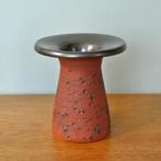 vintage keramiek VAASJE berkenbast boomschors Mid Century, Ophalen of Verzenden