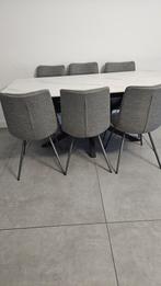 6 eetkamerstoelen (pas gereinigd), Ophalen, Zo goed als nieuw, Vijf, Zes of meer stoelen, Stof