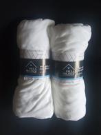 2X Jersey Hoeslaken 140X200 Villa Volance wit Nieuw, Eenpersoons, Verzenden, Nieuw, Wit