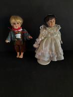 Vintage Porseleinen Poppen Set, Gebruikt, Onbekend, Ophalen of Verzenden, Onbekend