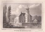 Het Huis Ewssum te Middelstum Litho 1846, Ophalen of Verzenden