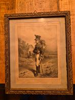 Prent ingelijst, Ophalen of Verzenden, Voor 1940