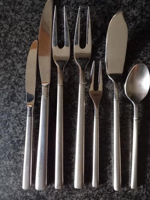 Bestekdelen Gero Zilduro "Scala" 18/10, Huis en Inrichting, Keuken | Bestek, Gebruikt, Rvs of Chroom, Ophalen of Verzenden
