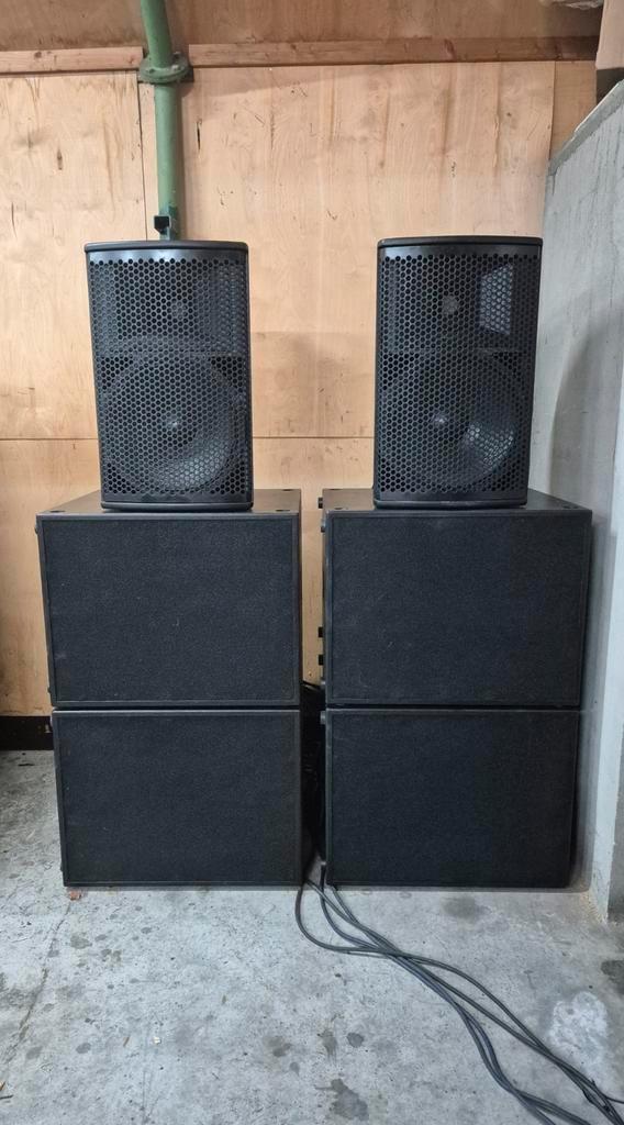 4x 18 inch pro sound subs, Audio, Tv en Foto, Luidsprekers, Zo goed als nieuw, Subwoofer, 120 watt of meer, Overige merken, Ophalen