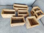 Bamboe houten kleine bakjes, Huis en Inrichting, Ophalen, Minder dan 50 cm, Minder dan 50 cm, Zo goed als nieuw