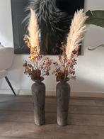 2 grote vazen, Huis en Inrichting, Woonaccessoires | Vazen, Ophalen, Overige kleuren, 50 tot 75 cm, Glas