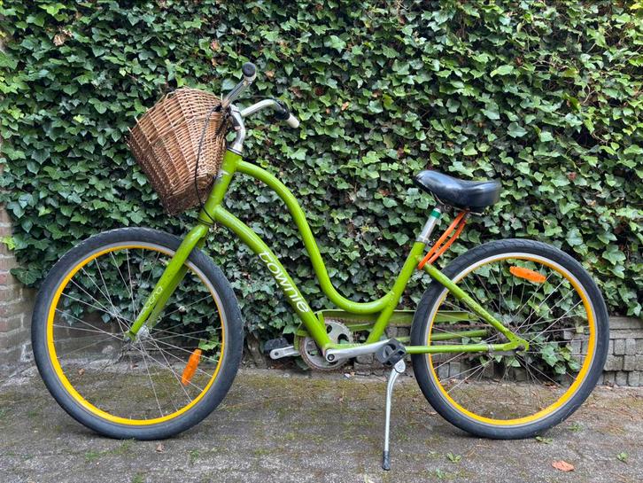 Supr gave groene beach cruiser fiets van Electra type Townie, Fietsen en Brommers, Fietsen | Cruisers en Lowriders, Gebruikt, Cruiser