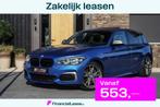 BMW 1 Serie M140i xDrive 340PK/Pano/HK/RCam/B58, Auto's, BMW, Gebruikt, Euro 6, Blauw, Alcantara