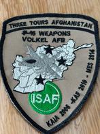 Zeldzame F-16 ISAF embleem weapons Volkel AB, Verzenden, Luchtmacht, Nederland, Embleem of Badge