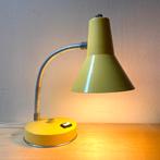 Vintage Gele Bureaulamp met Flexibele Arm, Ophalen of Verzenden