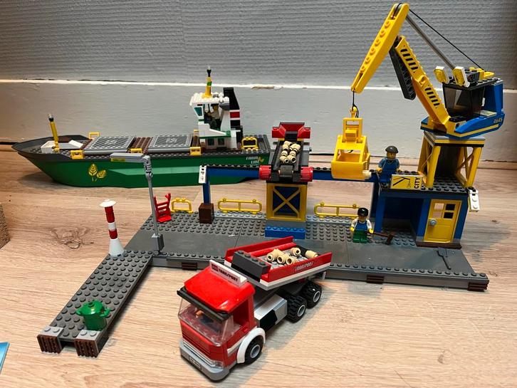 LEGO City 4645 Haven met schip, Kinderen en Baby's, Speelgoed | Duplo en Lego, Gebruikt, Lego, Complete set, Ophalen of Verzenden