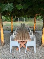 tuintafel 4 meter lang DUURZAAM DOUGLAS HOUT, Ophalen of Verzenden, Nieuw, Rechthoekig, Hout