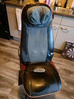 Massage stoel met afstandsbediening, Huis en Inrichting, Stoelen, Ophalen, Gebruikt, Zwart, Leer
